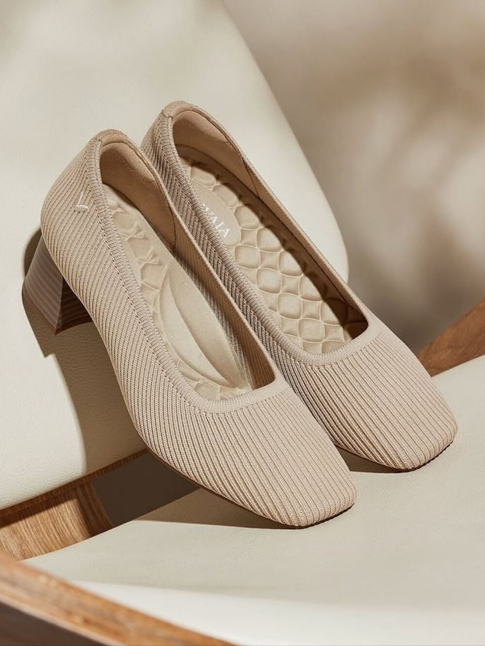 Vivaia Square-Toe Chunky Heels (Melody Pro)